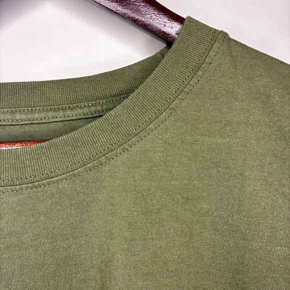 Dickies Olive Green Short Sleeve Tee with Chest Pocket - Picture 3 of 6